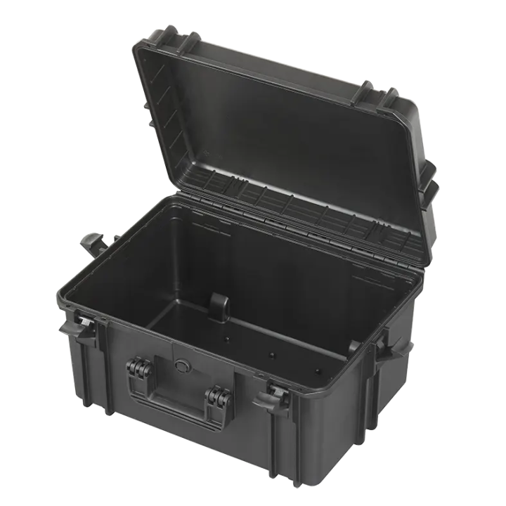 Black, empty, INT 500x350xH280(58+222)mm, EXT 555x428xH306mm, 5,1kg, 49L
