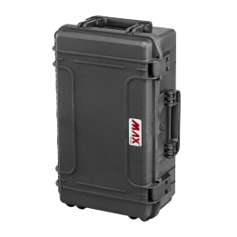 Black, cubed foams with trolley, INT 520x290xH200(45+155)mm, EXT 585x361xH238mm, 5,54kg, 4,02L