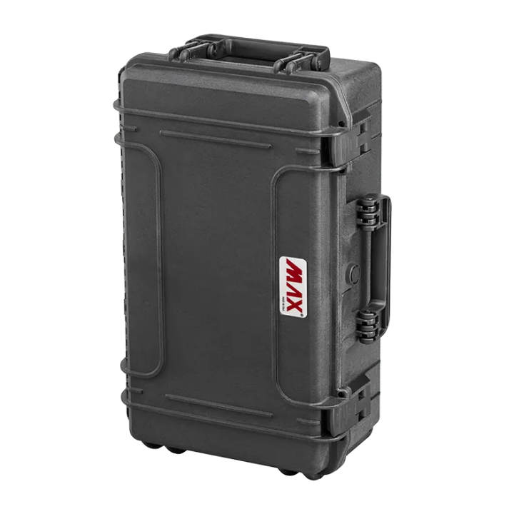 Black, cubed foams with trolley, INT 520x290xH200(45+155)mm, EXT 585x361xH238mm, 5,54kg, 4,02L