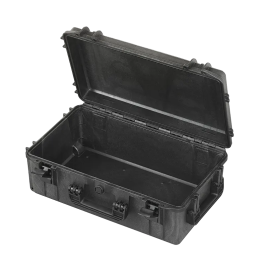 Black, empty, INT 520x290xH200(45+155)mm, EXT 574x361xH225mm, 3,58kg, 4,02L