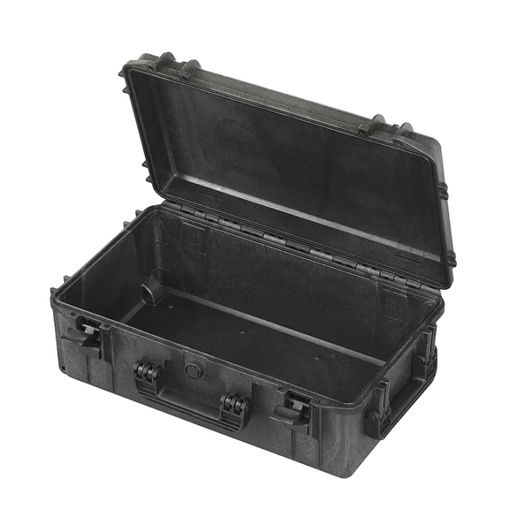 Black, empty, INT 520x290xH200(45+155)mm, EXT 574x361xH225mm, 3,58kg, 4,02L