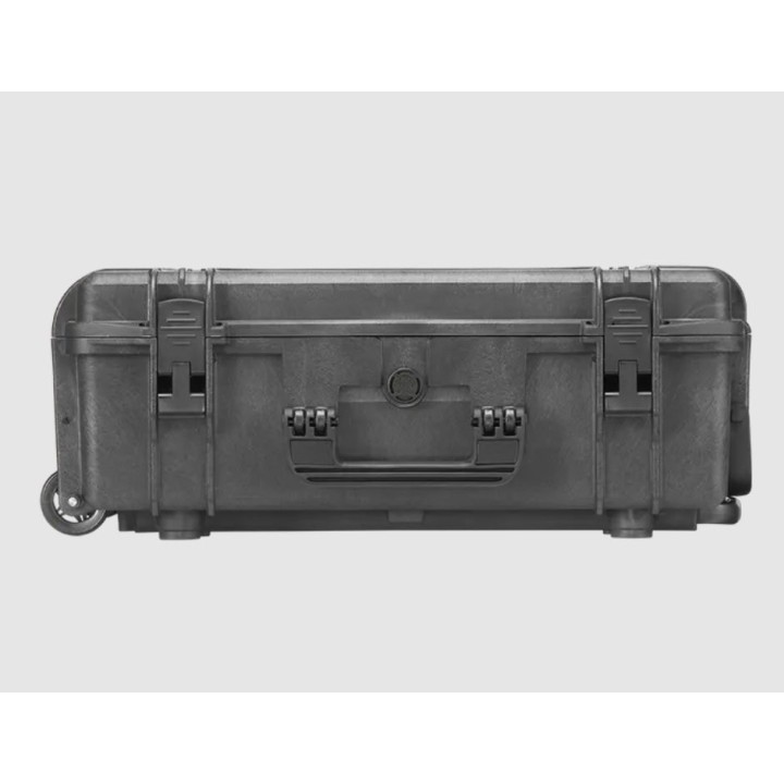 Black, High Density cubed foams with trolley, INT 538x405xH190(50+140)mm, EXT 604x473xH225mm, 41,4L