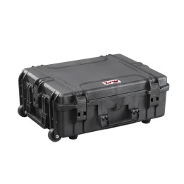 Black, cubed foams with trolley, INT 538x405xH190(50+140)mm, EXT 604x473xH225mm, 6,94kg, 41,4L