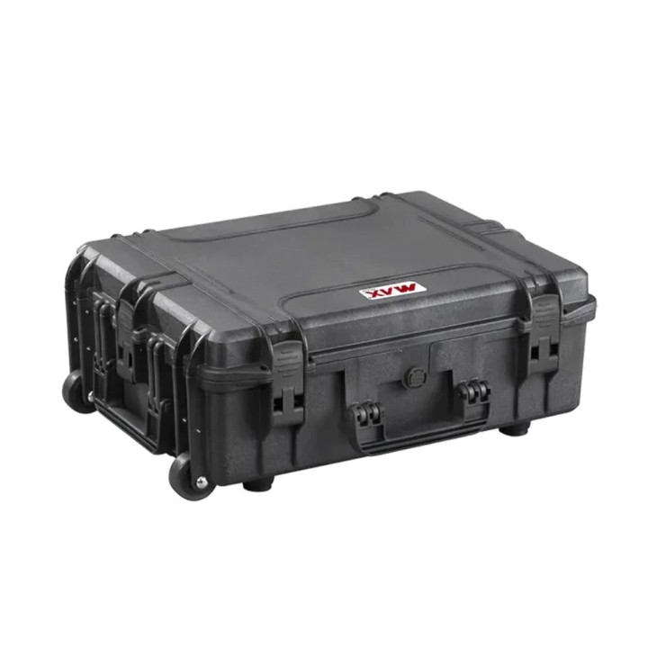 Black, cubed foams with trolley, INT 538x405xH190(50+140)mm, EXT 604x473xH225mm, 6,94kg, 41,4L