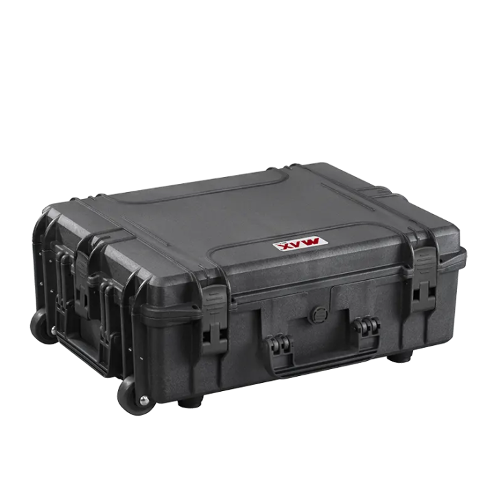 Black, cubed foams with trolley, INT 538x405xH190(50+140)mm, EXT 604x473xH225mm, 6,94kg, 41,4L