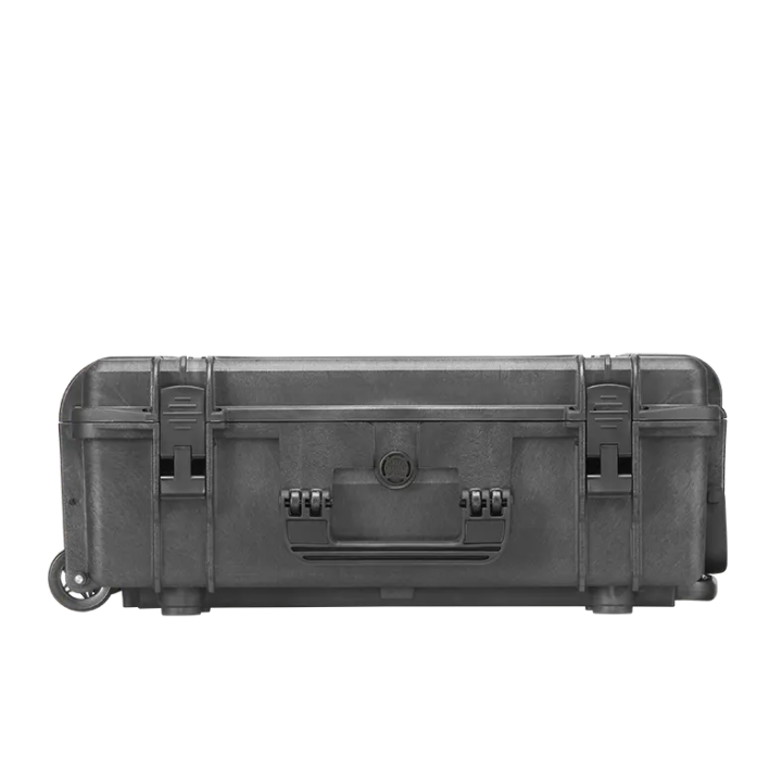 Black, cubed foams with trolley, INT 538x405xH190(50+140)mm, EXT 604x473xH225mm, 6,94kg, 41,4L