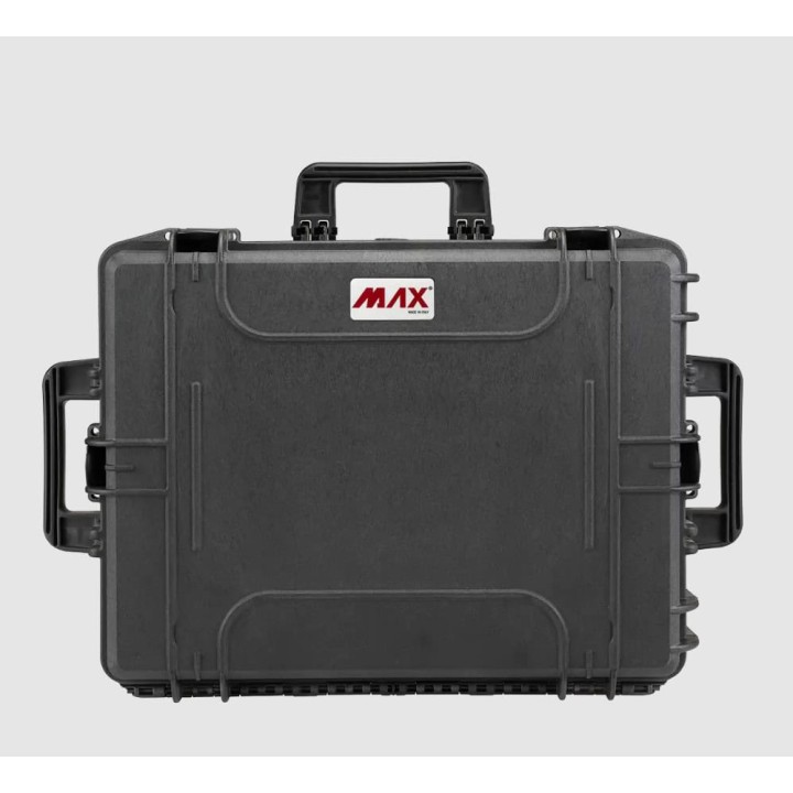 Black, High Density cubed foams with trolley, INT 538x405xH245(50+195)mm, EXT 604x473xH283mm, 53,38L