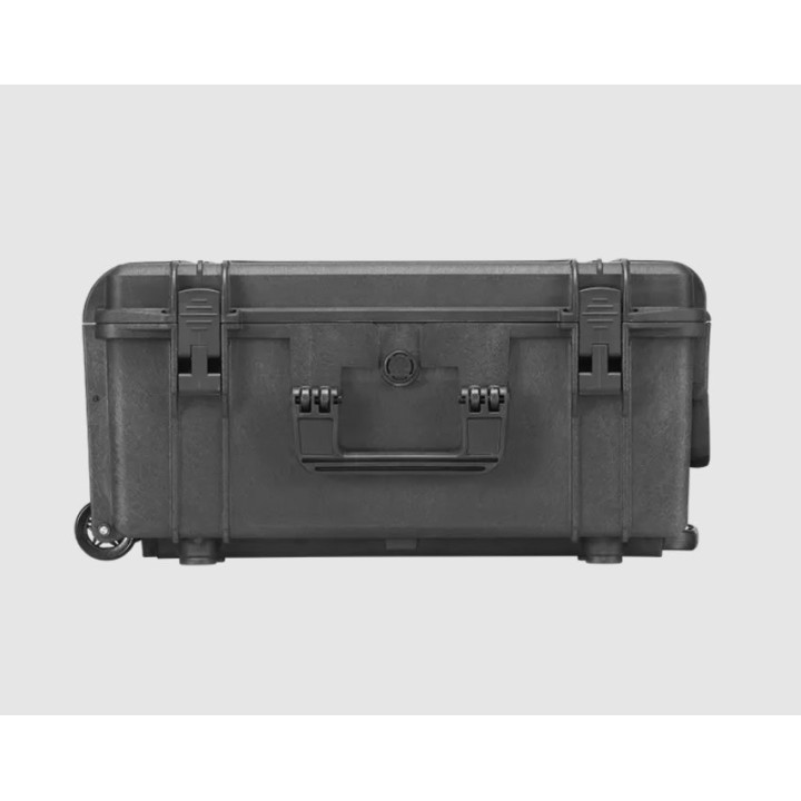 Black, High Density cubed foams with trolley, INT 538x405xH245(50+195)mm, EXT 604x473xH283mm, 53,38L