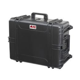 Black, cubed foams with trolley, INT 620x460xH250(60+190)mm, EXT 687x528xH286mm, 9,6kg, 71,3L