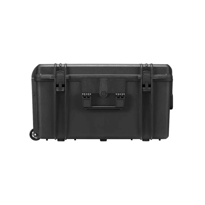Black, High Density cubed foams with trolley, INT 620x460xH340(60+280)mm, EXT 687x528xH376mm, 96,96L