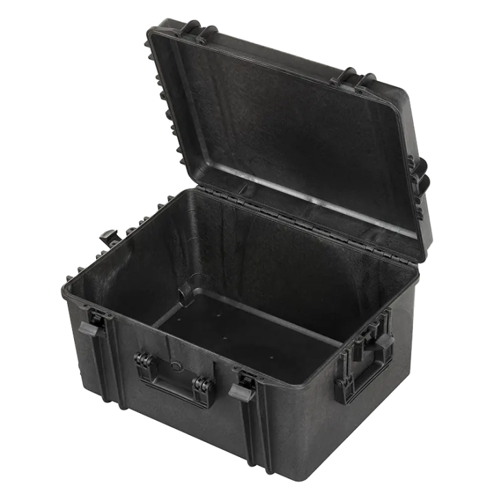 Black, empty , INT 620x460xH340(60+280)mm, EXT 687x528xH366mm, 8,08kg, 96,96L