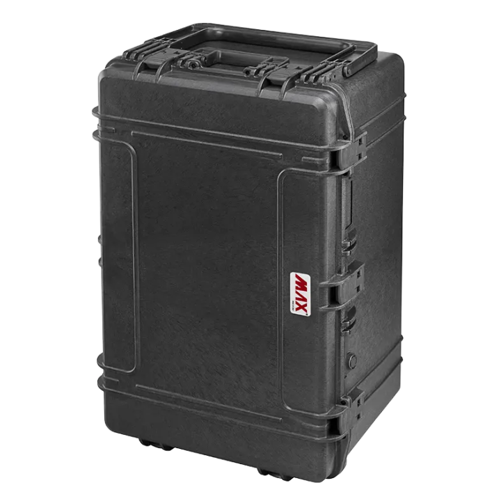 Black, cubed foams, INT 750x480xH400(60+340)mm, EXT 816x540xH426mm, 14,58kg, 144L