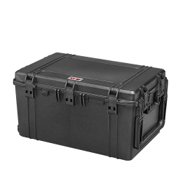 Black, cubed foams, INT 750x480xH400(60+340)mm, EXT 816x540xH426mm, 14,58kg, 144L