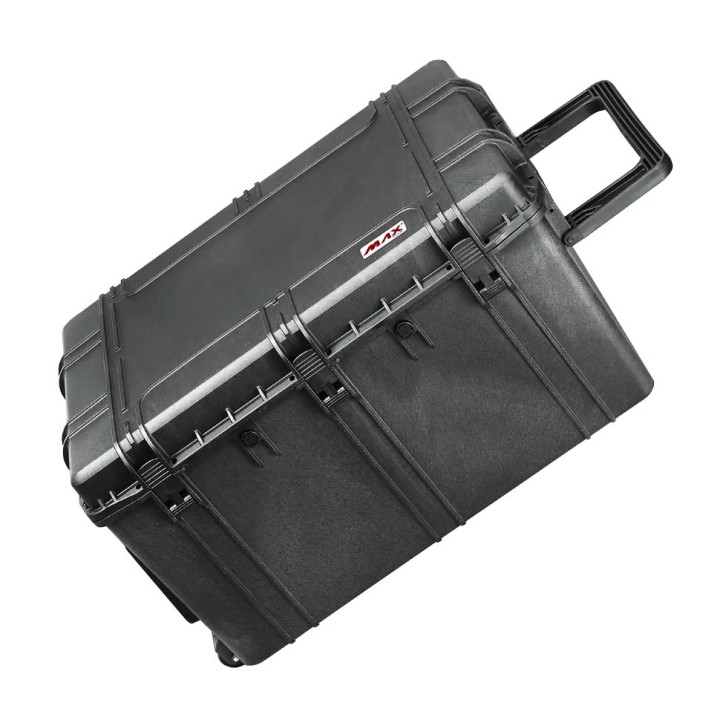 Black, cubed foams, INT 820x600xH450(70+380)mm, EXT 880x660xH483mm, 21kg, 221,4L