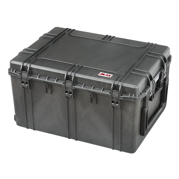 Black, cubed foams, INT 820x600xH450(70+380)mm, EXT 880x660xH483mm, 21kg, 221,4L