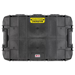 Black, empty with removable lid , INT 1090 x 680 x H510, EXT 1178 x 780 x H584, 395L