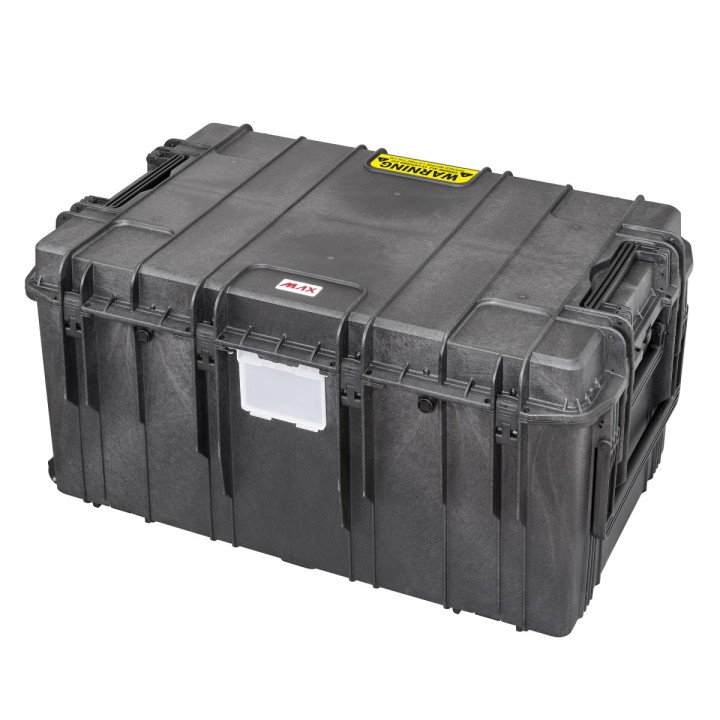 Black, empty with removable lid , INT 1090 x 680 x H510, EXT 1178 x 780 x H584, 395L