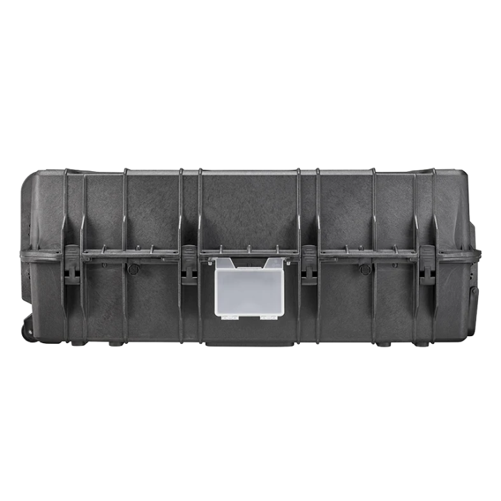 Black, empty with removable lid - 50/50 split lid and base, INT 1090 x 680 x H410 , EXT 1178 x 780 x H447, 300L