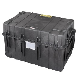 Black, empty with removable lid, INT 1090 x 680 x H640, EXT 1178 x 780 x H702, 480L