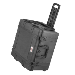 Black, empty with trolley, INT 615x615xH360(60+300)mm, EXT 680x675xH405mm, 12,3kg, 135L