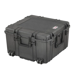 Black, empty with trolley, INT 615x615xH360(60+300)mm, EXT 680x675xH405mm, 12,3kg, 135L