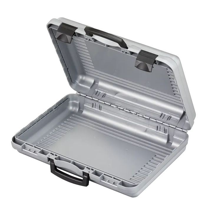 Black/ Gray metallic,  Polypropylene case mm. 482 x 375 x 132