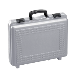 Black/ Gray metallic,  Polypropylene case mm. 482 x 375 x 132 with 2 egg foams