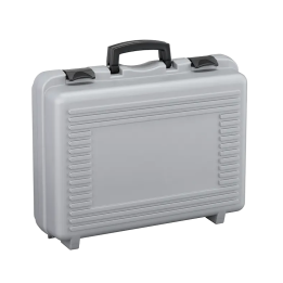 Black/ Gray metallic,  Polypropylene case mm. 482 x 375 x 160 with 2 egg foams