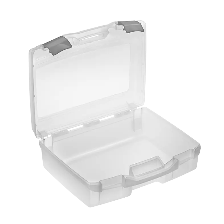 Black/Gray/Transparent,  Polypropylene case mm. 370 x 310 x 122