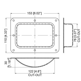 Black Lid Dish for Castor