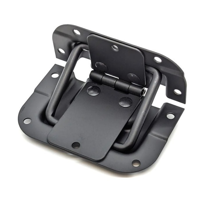 Black Hinge with Lid Stay in Shallow Dish with 30mm Offset