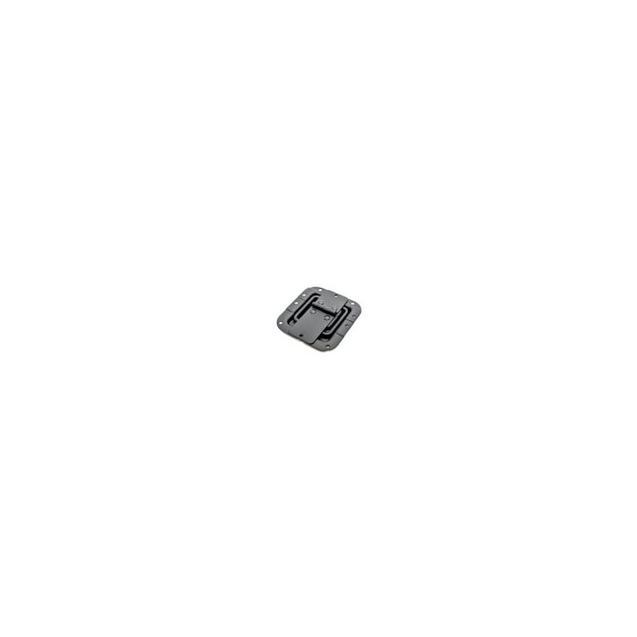 Black Hinge with Lid Stay in Shallow Dish with 30mm Offset