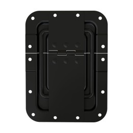 Black Large Lid Stay in 7mm Deep Shallow Dish with 27mm Offset