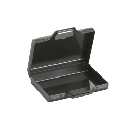Black ,  Polypropylene case mm. 160 x 120 x 37