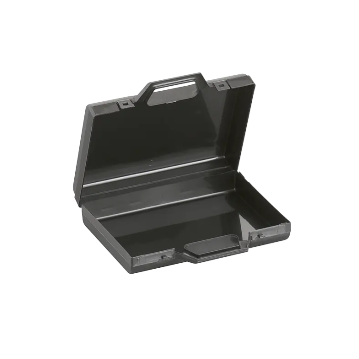 Black ,  Polypropylene case mm. 160 x 120 x 37