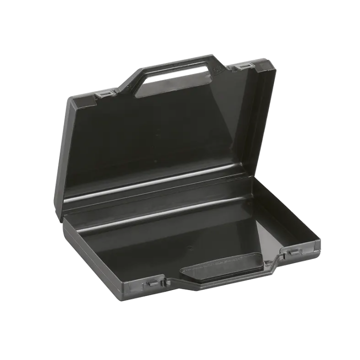 Black,  Polypropylene case mm. 240 x 180 x 46