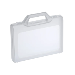 Black,  Polypropylene case mm. 240 x 180 x 46 with 2 egg foams