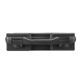 Black,  Polypropylene case mm. 414 x 339 x 104