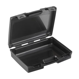 Black,  Polypropylene case mm. 414 x 339 x 104