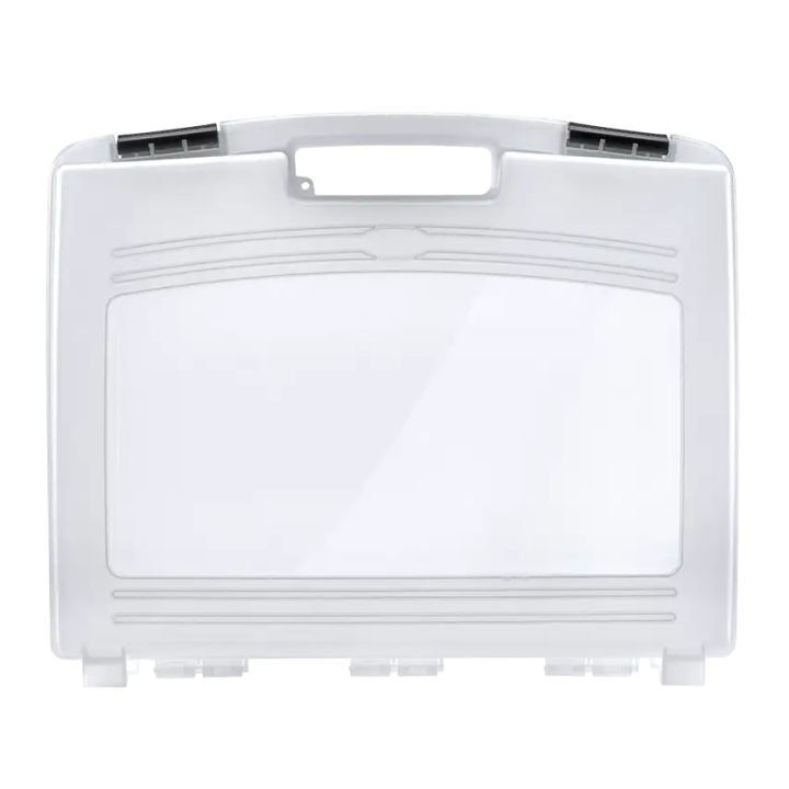 Black,  Polypropylene case mm. 414 x 339 x 104