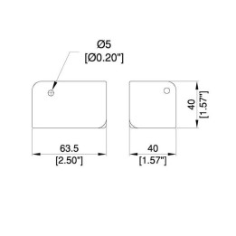 Brace Flat Corner CORNER/BRACE ZINC Brace Flat Corner