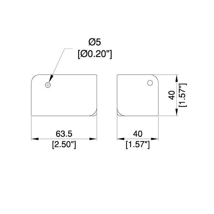 Brace Flat Corner CORNER/BRACE ZINC Brace Flat Corner