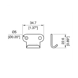 Catch Plate Catchplate (was Elcom partnumb Catch Plate