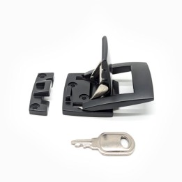 Die-Cast Black Draw Latch with Key Lock