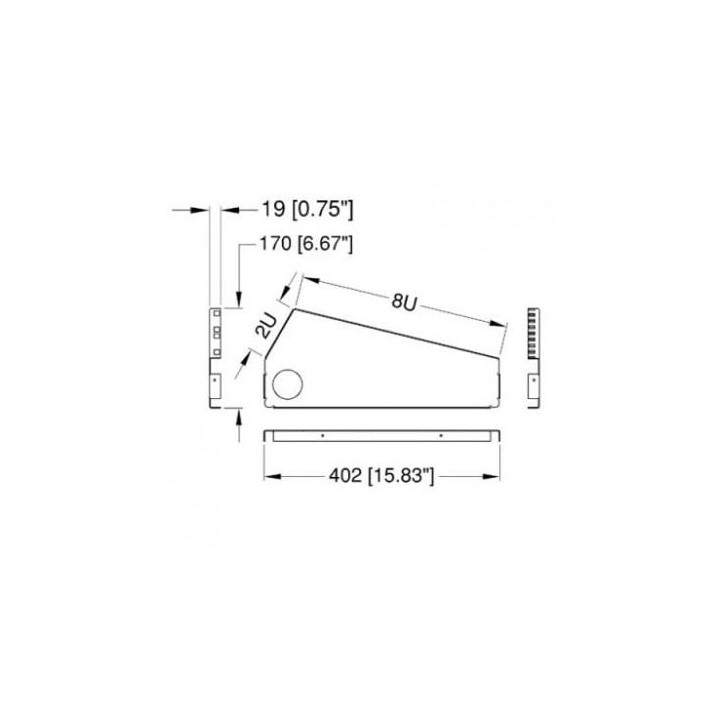 DJ Console Side Panels: 8U x 2U