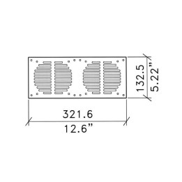 Double Fan Grille/Guard