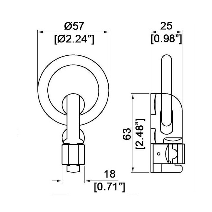 Double Stud Flying Point