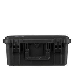 Gray, cubed foams INT 415 x 280 x 190 (33 + 157)mm, EXT 465 x 355 x 210 mm, 2.96kg, 23,5L.