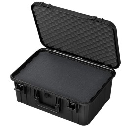 Gray, cubed foams, INT 520 x 350 x H220(36 + 184) mm, EXT 572 x 425 x H239mm, 3.34 Kg