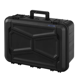 Gray, cubed foams, INT 520 x 350 x H220(36 + 184) mm, EXT 572 x 425 x H239mm, 3.34 Kg